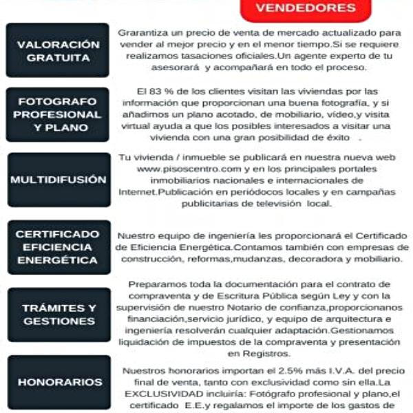 Ventajas para en vendedor de viviendas